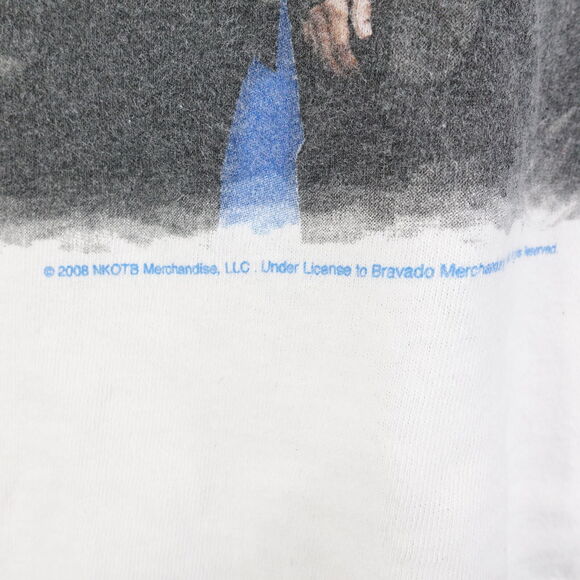 VINTAGE NEW KIDS ON THE BLOCK 2008 NORTH AMERICAN TOUR T-SHIRT SZ M ANVIL - Picture 4 of 10